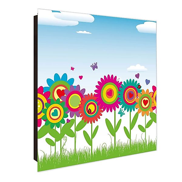 Banjado Großer Schlüsselkasten Glas 30x30cm Schwarz Scharnier Links 50 Hake günstig online kaufen