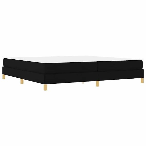 vidaXL Boxspringbett Schwarz 200 x 200 cm Stoff 3398593 günstig online kaufen