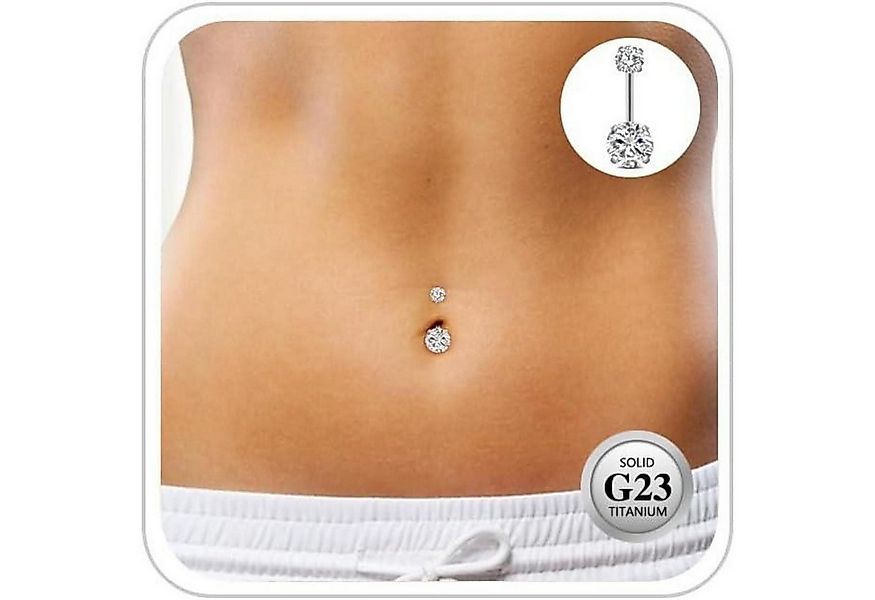 LuxusKollektion Bauchnabelpiercing Titan Bauchnabelpiercing Gold Silber Bau günstig online kaufen