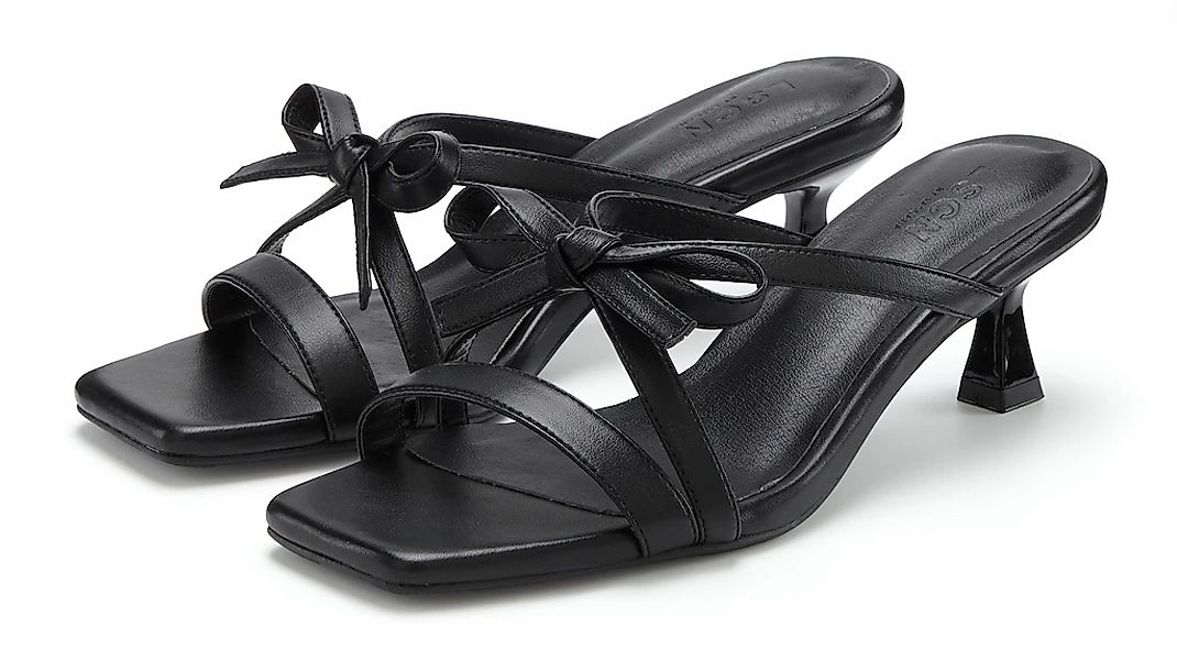 LSCN by LASCANA Pantolette Mule, Sandale, offener Schuh, in Karree-Form mit günstig online kaufen