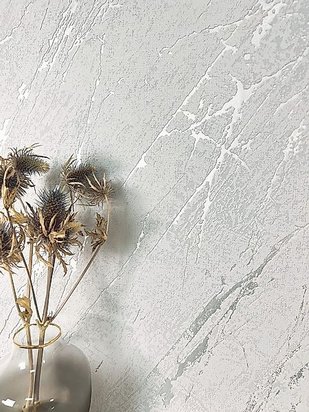 Newroom Vliestapete, Grau Tapete Modern Marmor - Marmoroptik Marmor-Tapete günstig online kaufen