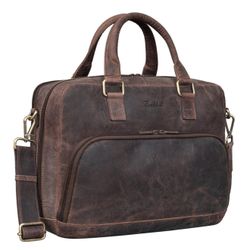 Benthill Aktentasche Echt Leder Laptoptasche Notebooktasche günstig online kaufen