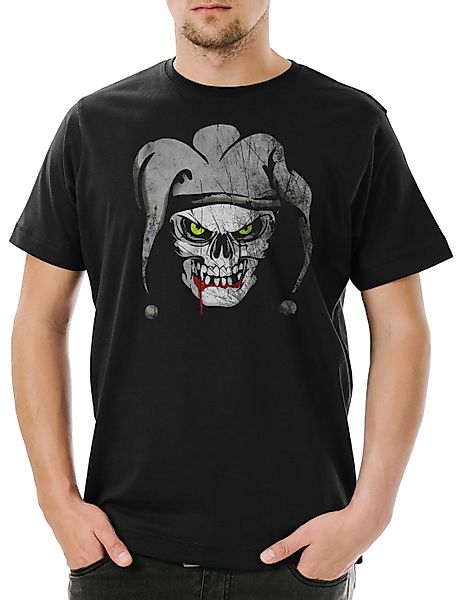 Urban Backwoods Print-Shirt Joker Skull I günstig online kaufen