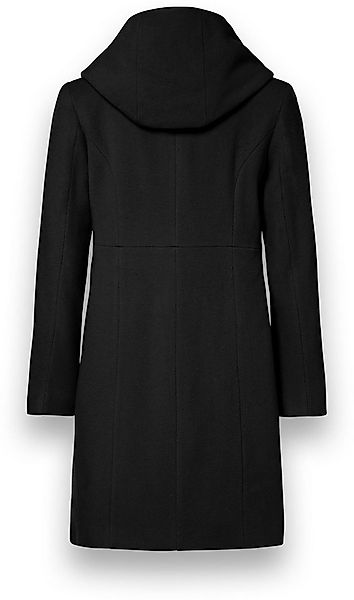 Milo Wintermantel Bella (Wollmischung, mit Kapuze) schwarz Damen günstig online kaufen