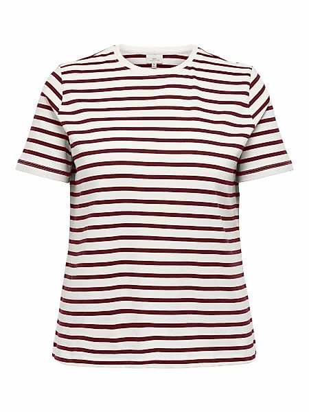 ONLY CARMAKOMA Kurzarmshirt "CARNEW SOPH SS Y/D STRIPE JEANS TEE JRS" günstig online kaufen