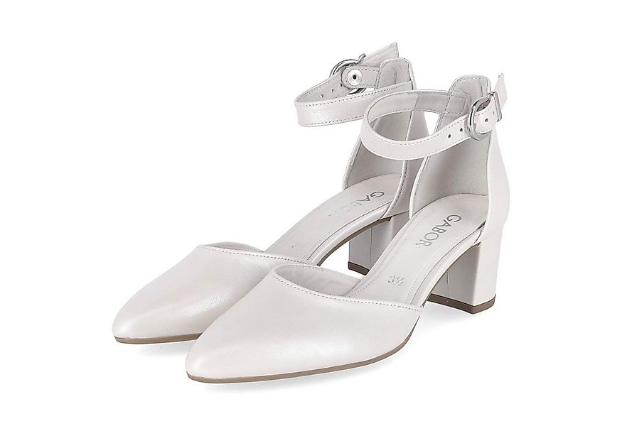 Gabor Gabor 81.340.60 Damen Glattleder weiss Keilpumps günstig online kaufen