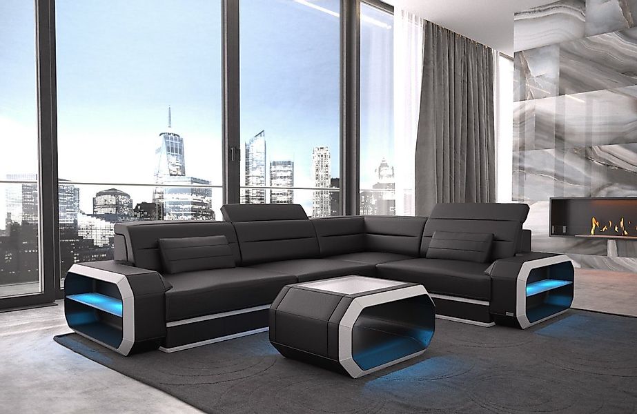 Sofa Dreams Ecksofa Sofa Leder Ledercouch günstig online kaufen