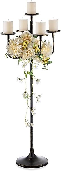LuxusKollektion Kerzenständer Kerzenständer Schwarz Groß 122cm günstig online kaufen