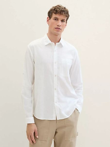TOM TAILOR Denim Langarmhemd Relaxed Langarmshirt günstig online kaufen