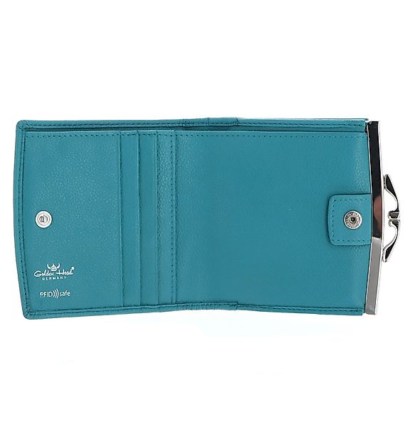 Golden Head Geldbörse French Coin Purse Wallet, aus echtem Rindsleder mit R günstig online kaufen