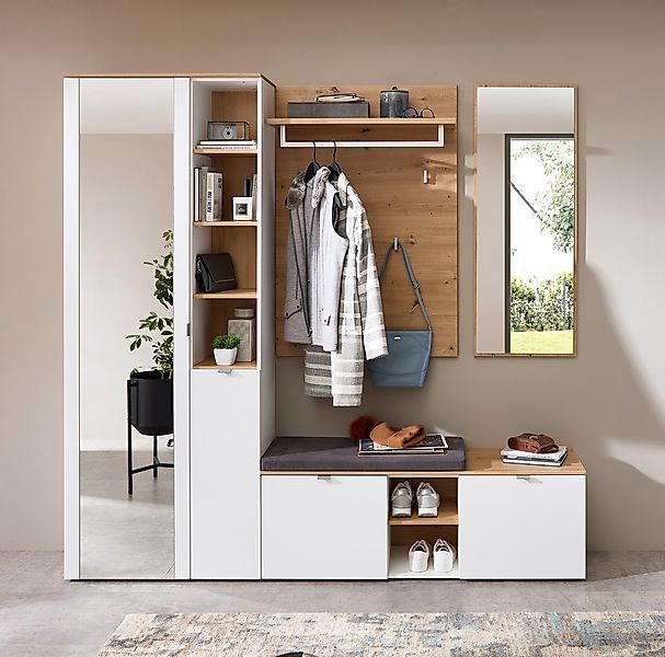 Innostyle Garderoben-Set "Bari Garderobenprogarmm, BxHxT 206x202x38 cm", (S günstig online kaufen