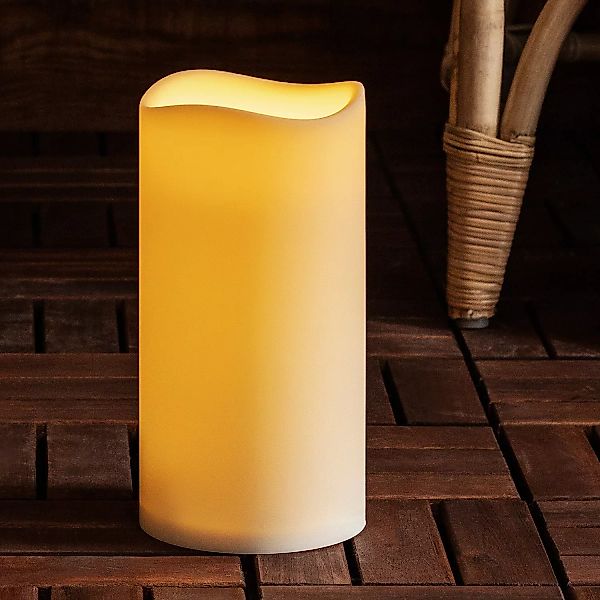 LED Outdoor Kerze Timer 22,5cm günstig online kaufen