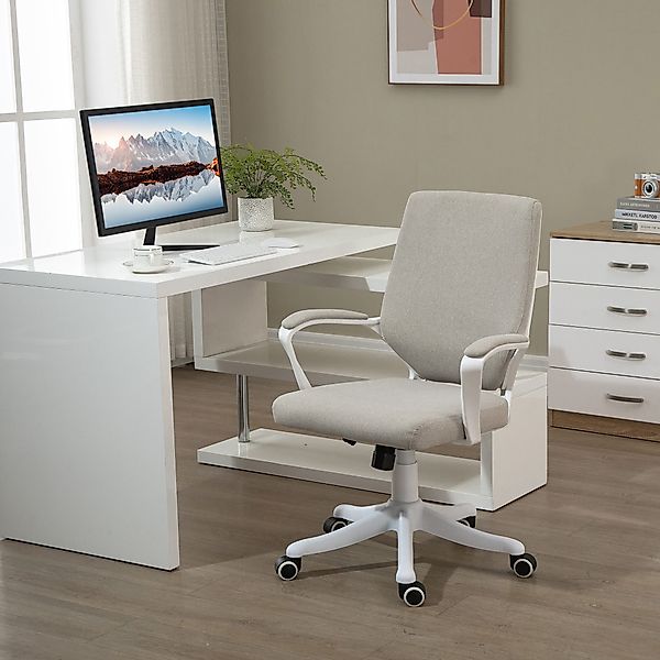 Vinsetto Schreibtischstuhl Home-Office-Stuhl mit Wippenfunktion (Office-Stu günstig online kaufen