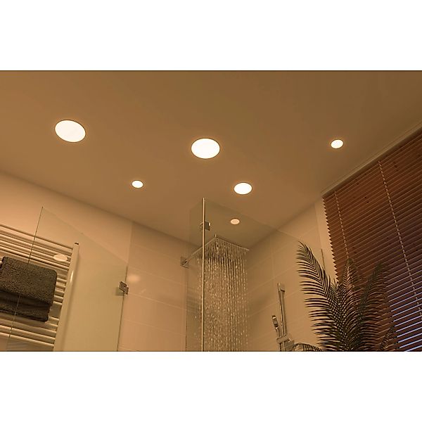 Paulmann LED-Einbaupanel Veluna VariFit rund Ø 75 mm 4,5 W 3.000 K Satin günstig online kaufen