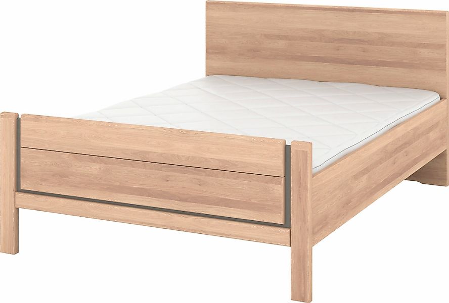 Musterring Holzbett "Sorrent, Bettgestell, Bettrahmen, teilmassiv Eiche", ( günstig online kaufen