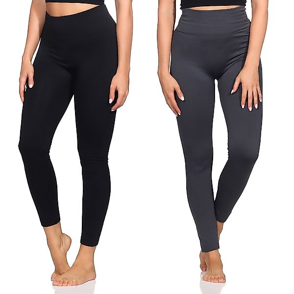 Aurela Damenmode Thermoleggings Damenleggings leicht angeraute günstig online kaufen