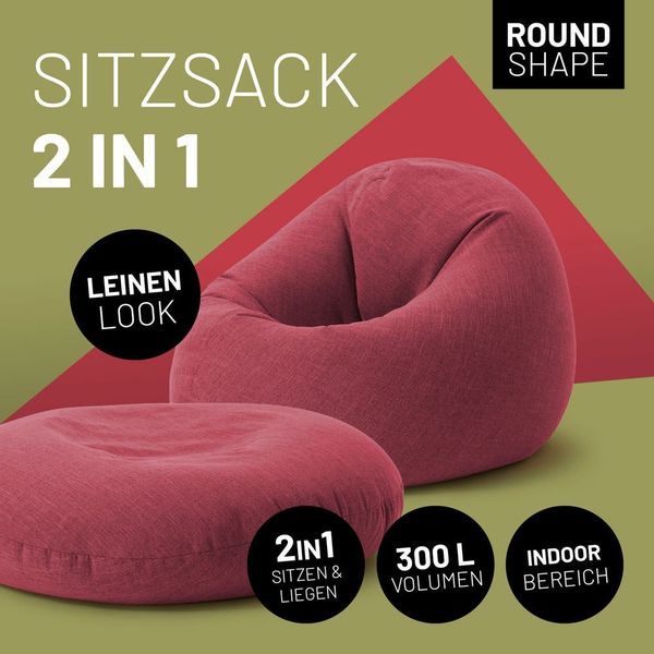 Lumaland Sitzsack Interior Line Bodenkissen Bean günstig online kaufen