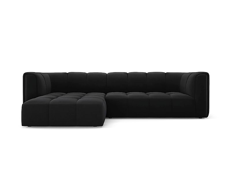 Milo Casa | Ecksofa Francesca Samt links 3-Sitzer günstig online kaufen