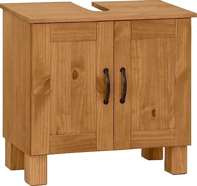 Home affaire Waschbeckenunterschrank Rodby FSC®-zertifiziertes Massivholz, günstig online kaufen