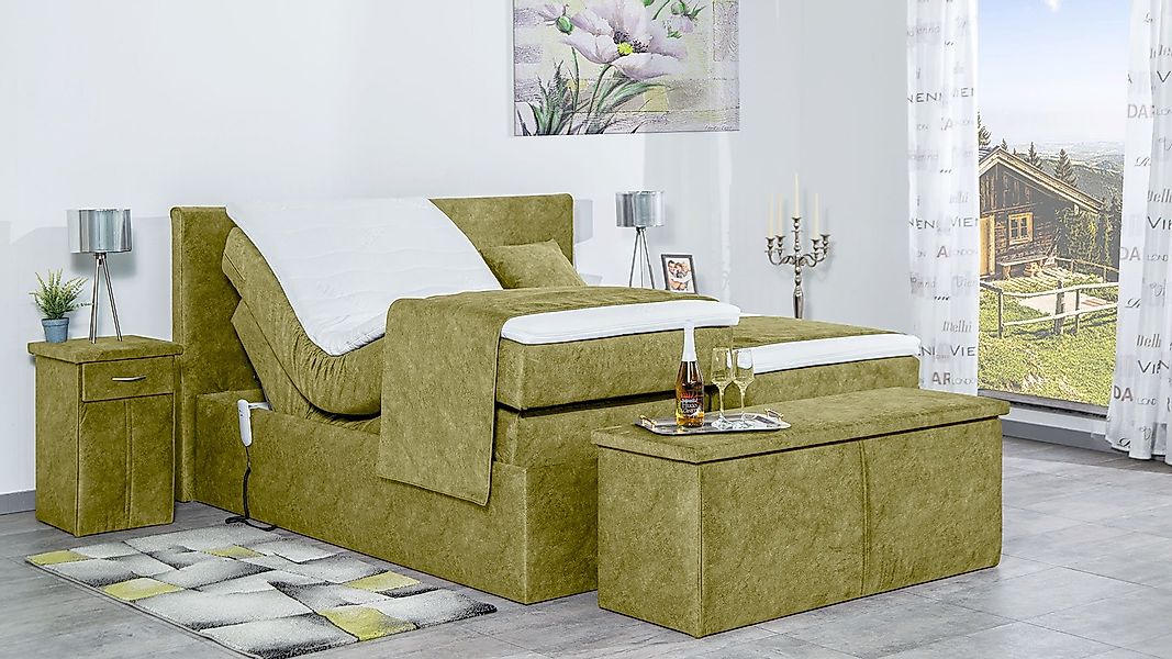 Meisterbetten Boxspringbett Nado (mit Motor, 7-Zonen günstig online kaufen