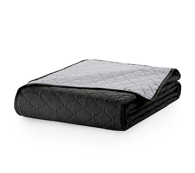 DecoKing Tagesdecke Bettüberwurf mit Uni Wendedesign leichte Allzweckdecke günstig online kaufen