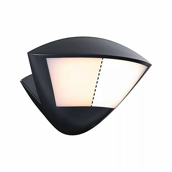 Paulmann Smart Sensoraußenwandlampe Skyla anthrazit CCT IP44 günstig online kaufen