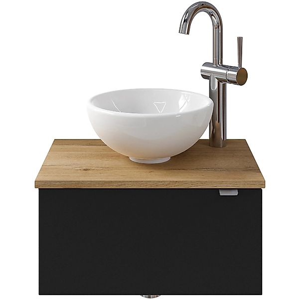 Pelipal Einzelwaschtisch Serie 6915 51 cm Schwarz mit Softclose günstig online kaufen