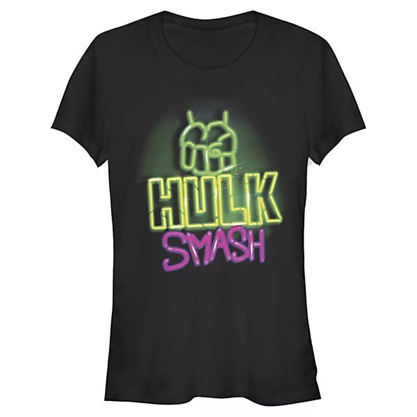 Marvel - Avengers - Hulk Neon Smash - Frauen T-Shirt günstig online kaufen