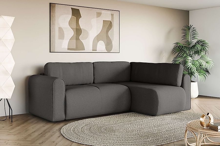 OTTO home Ecksofa "Zacharia wahlweise Schlafsofa mit Bettkasten, B/T/H 250/ günstig online kaufen