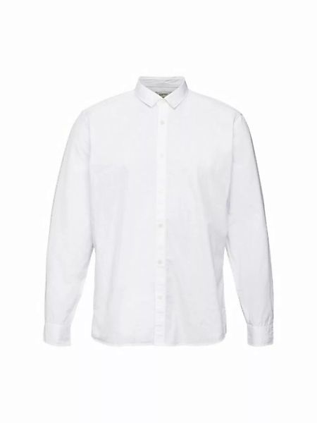 Esprit Langarmhemd Nachhaltiges Baumwollhemd Slim Fit günstig online kaufen
