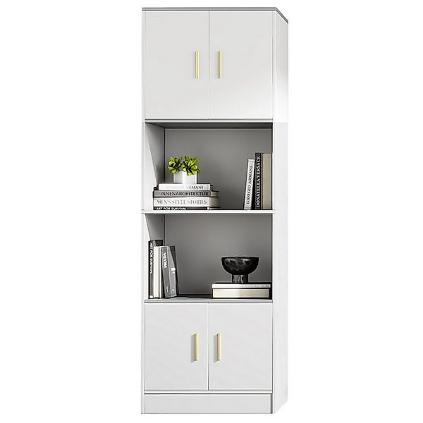 OKWISH Vitrine Standvitrine aus Spanplatte (Highboard,Hochschrank, offene M günstig online kaufen