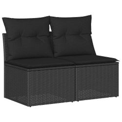 vidaXL Gartenlounge-Set 2-tlg. Garten-Sofagarnitur mit Kissen günstig online kaufen
