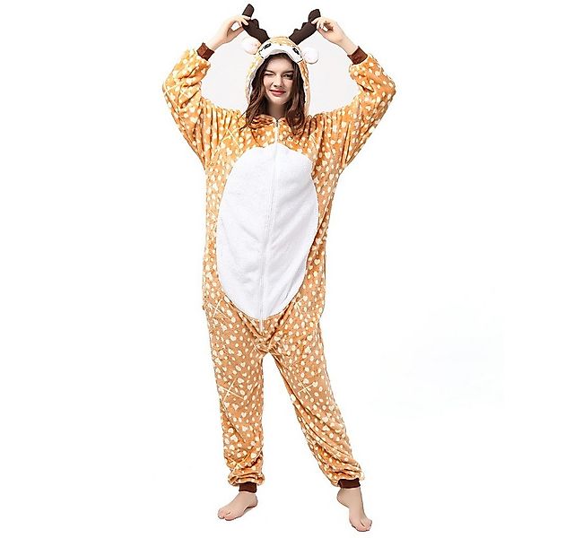 Katara Partyanzug Waldtiere Jumpsuit Kostüm Overall Erwachsene S-XL, Karnev günstig online kaufen