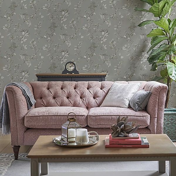 LAURA ASHLEY Vliestapete Elderwood, gemustert, FSC® günstig online kaufen