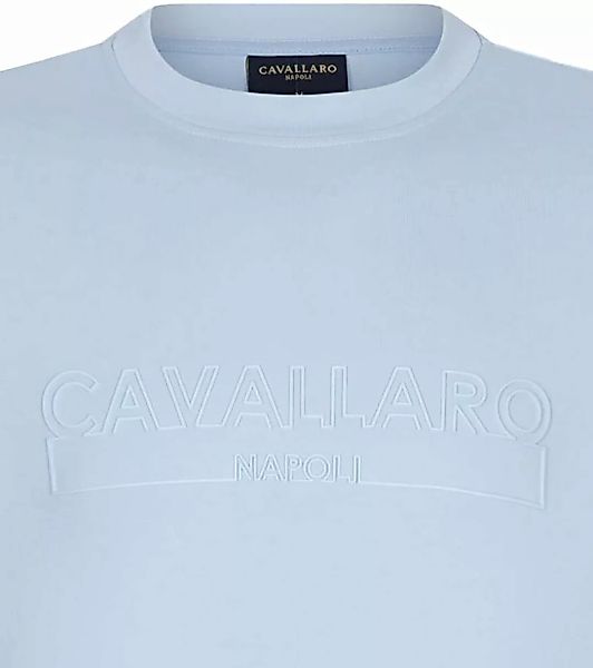Cavallaro Beciano Sweater Logo Hellblau - Größe S günstig online kaufen