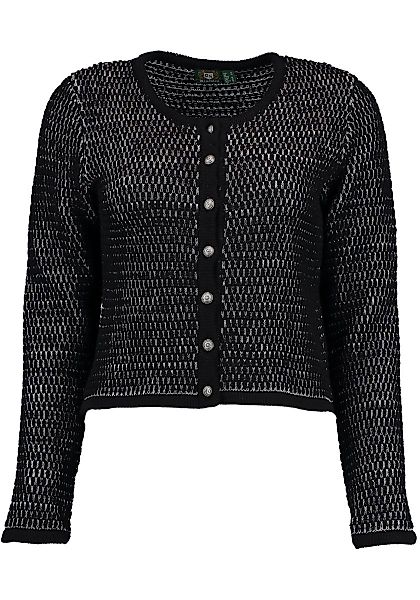 OS Trachten Strickjacke Qoriva Rundhalsausschnitt günstig online kaufen