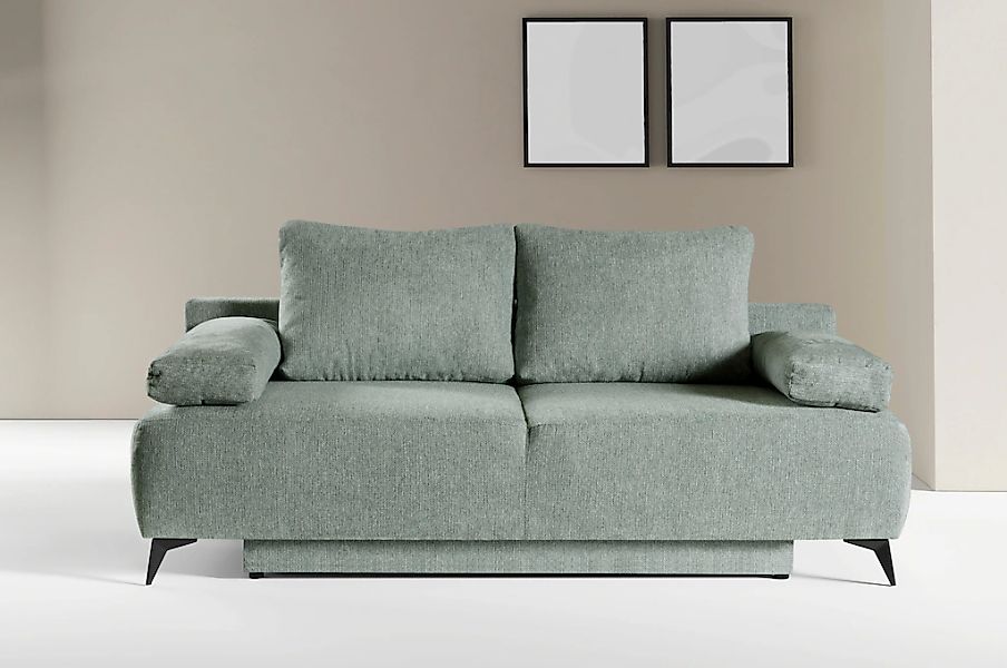 WERK2 Schlafsofa "Viktoria mit Komfortsitz- und Liegehöhe, Breite 200cm,", günstig online kaufen