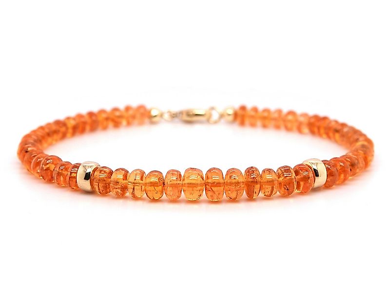 Sogni d'oro Armband mit Mandarin Granat, Gelbgold 375 günstig online kaufen