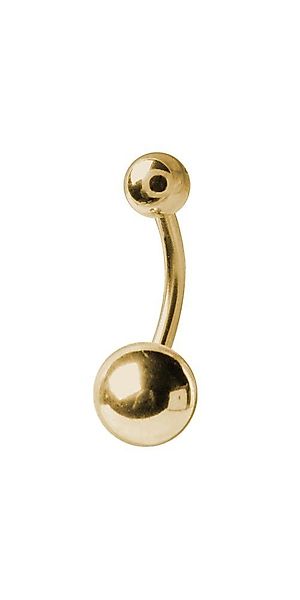 Karisma Bauchnabelpiercing Titan G23 ohne Stein/Banana günstig online kaufen