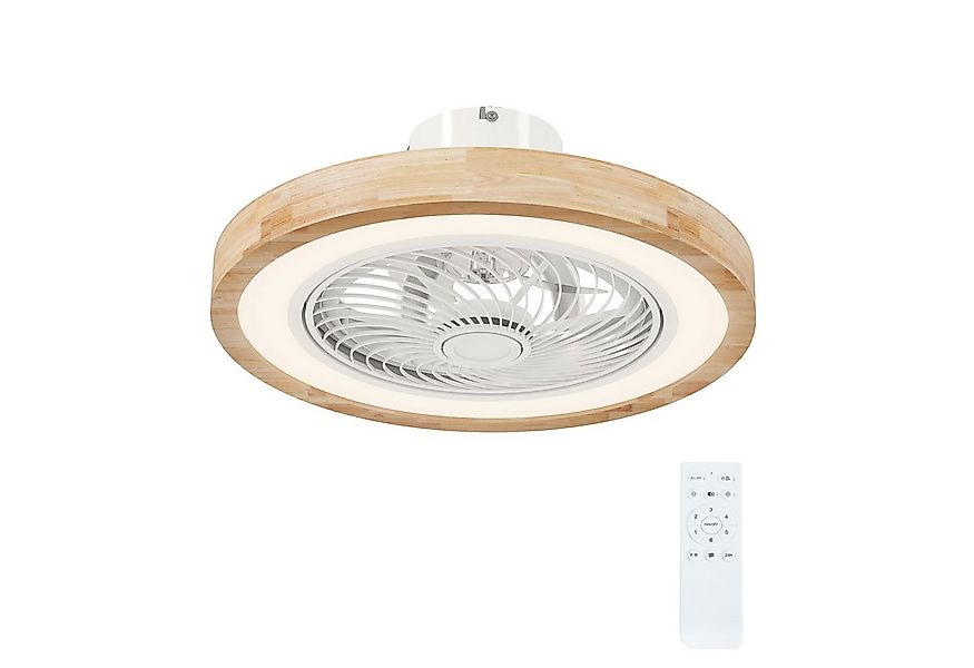 Novzep Deckenventilator Deckenventilator mit Lampe, Fernbedienung & 6 Gesch günstig online kaufen