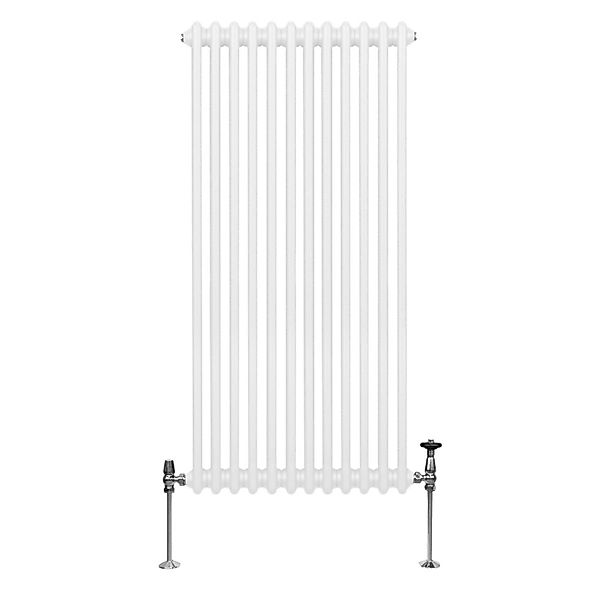 Monstershop Traditioneller 2 Spalten Heizkörper 1500 x 562 mm Weiß günstig online kaufen