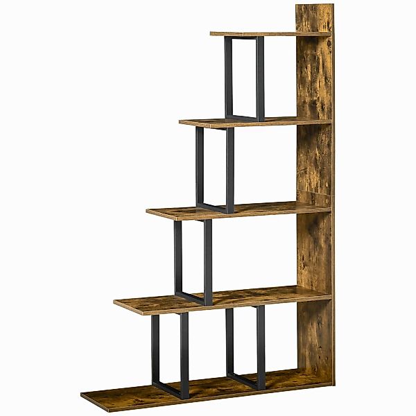 HOMCOM Bücherregal, Standregal , Wohnzimmerregal, Spielzeugregal, Holz, Rus günstig online kaufen