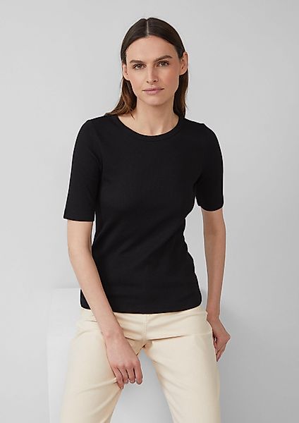 s.Oliver Kurzarmshirt T-Shirt Geripptes T-Shirt im günstig online kaufen