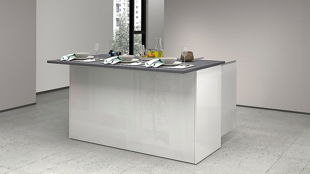 KOCHSTATION Kücheninsel "KS-Sole, Kücheninsel", Breite 155 cm, 3 Türen günstig online kaufen