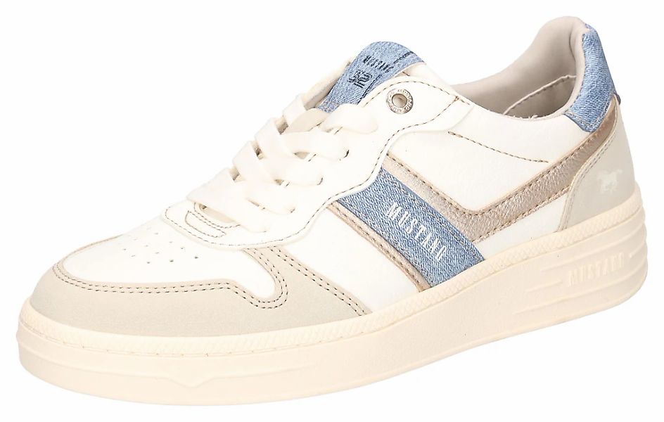 Mustang Shoes Sneaker, Retro Sneaker, Schnürschuh in schöner Farbkombinatio günstig online kaufen