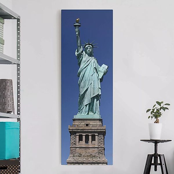 Leinwandbild New York - Hochformat Statue of Liberty günstig online kaufen