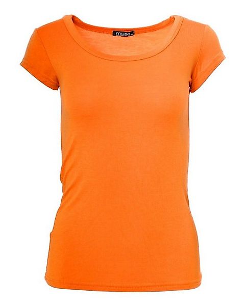 Muse T-Shirt Basic Kurzarm T-Shirt Skinny günstig online kaufen