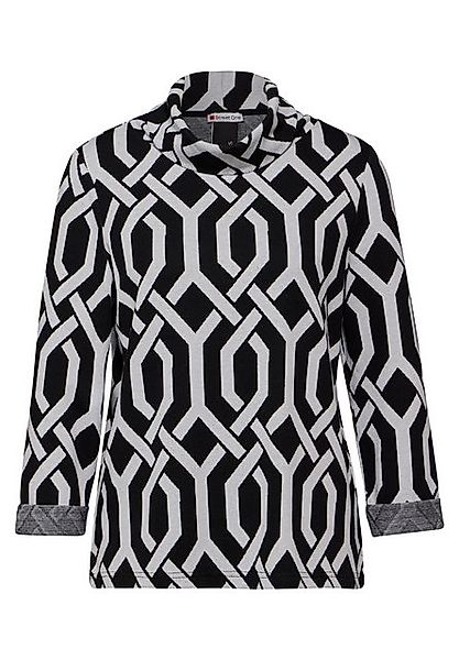 STREET ONE Rollkragenshirt mit 3/4 Ärmeln günstig online kaufen