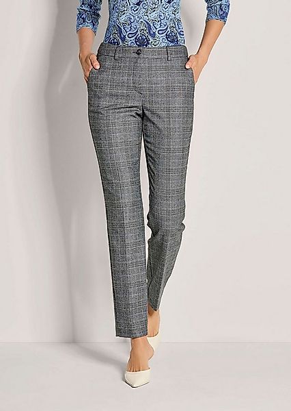 MADELEINE Stoffhose Glencheck-Hose mit Stretch Elegante Hose in schmalem Sc günstig online kaufen
