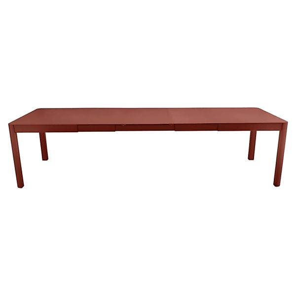 Ribambelle XL Tisch 299x100 3 Einlegeplatten Ockerrot günstig online kaufen